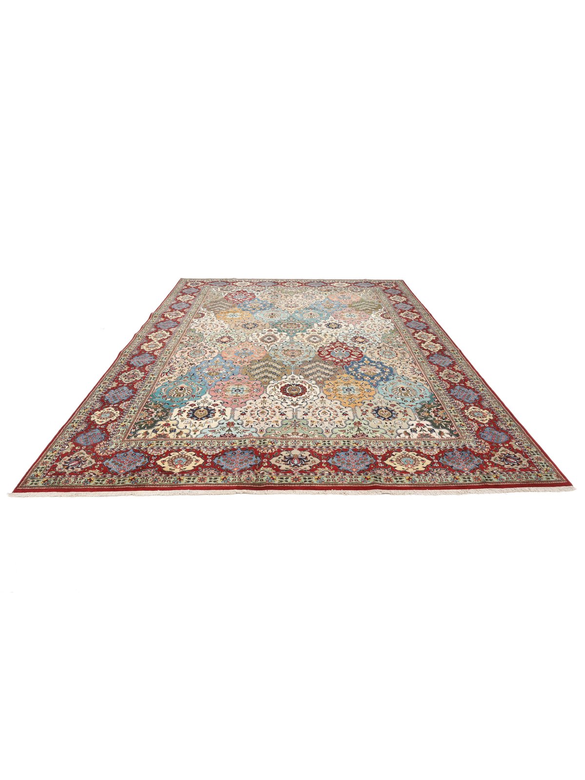 Tabriz Old — Hand-knotted, 357x500 cm, 100% Virgin Wool | View 3