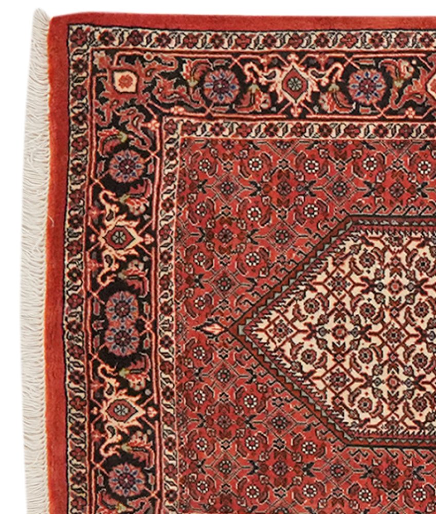 Bidjar Bookan — Hand-knotted, 73x207 cm, Red, 100% Virgin Wool | View 3