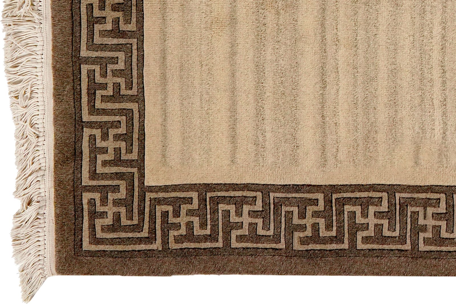 Tibetan — Hand-knotted, 122x183 cm, Brown, 100% Virgin Wool | View 3