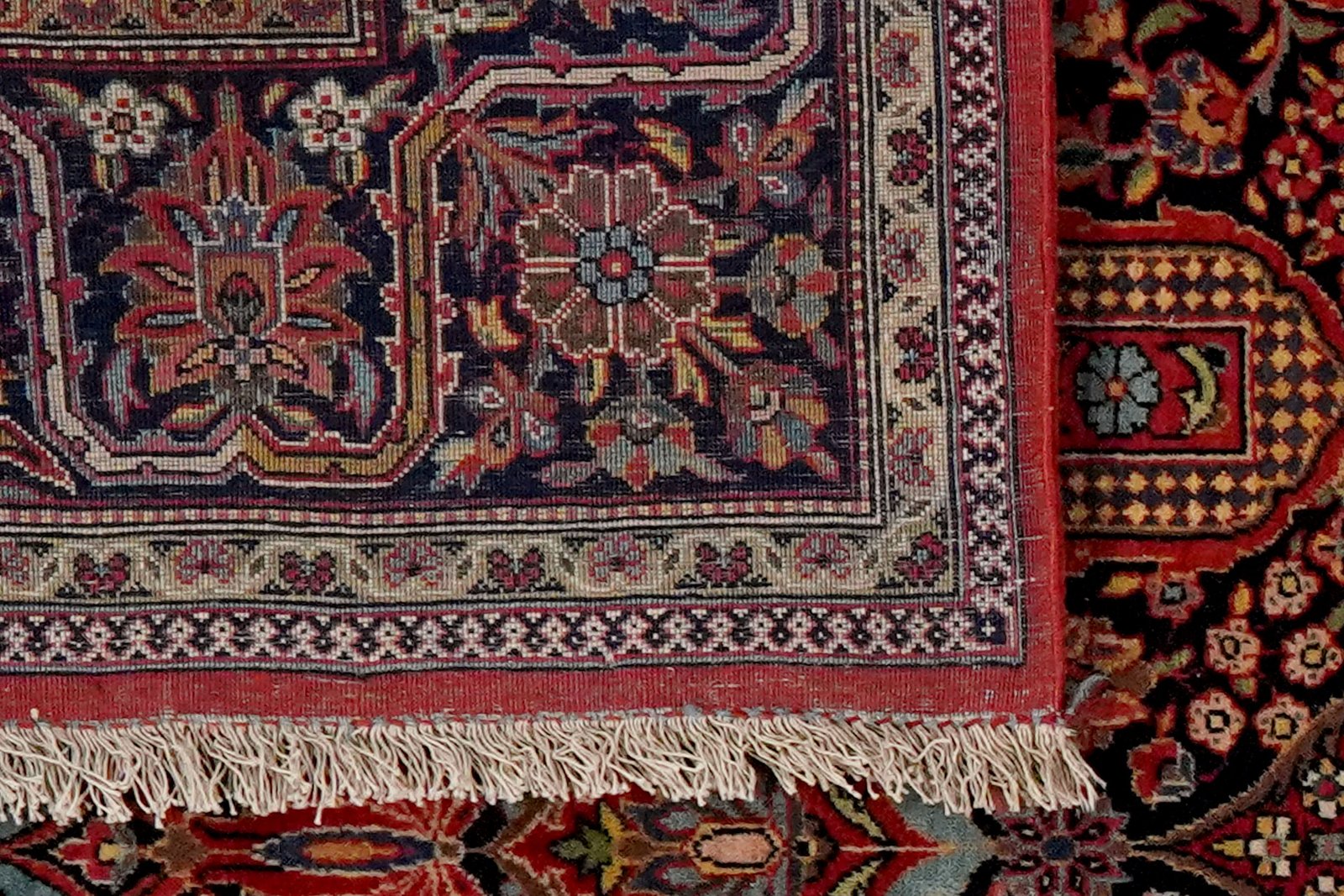 Kashan — Hand-knotted, 133x207 cm, Blue, 100% Virgin Wool | View 6
