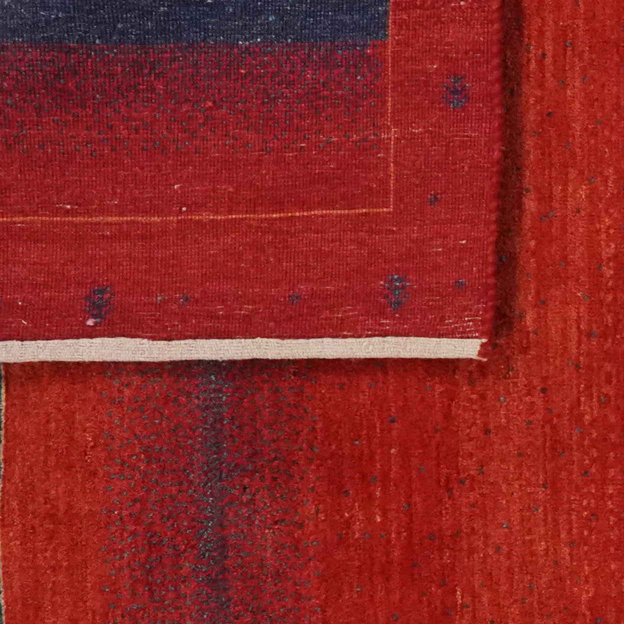 Gabbeh — Hand-knotted, 192x299 cm, Red, 100% Virgin Wool | View 6