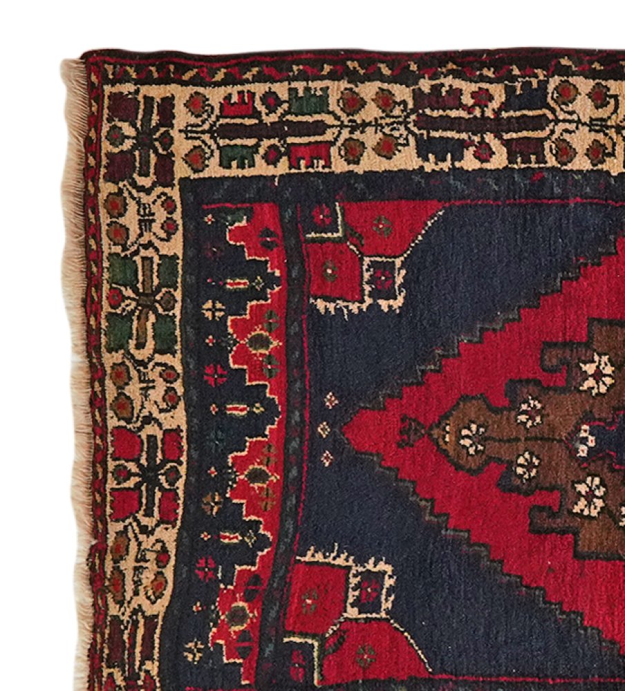 Konya — Hand-knotted, 84x130 cm, Red, 100% Virgin Wool | View 3