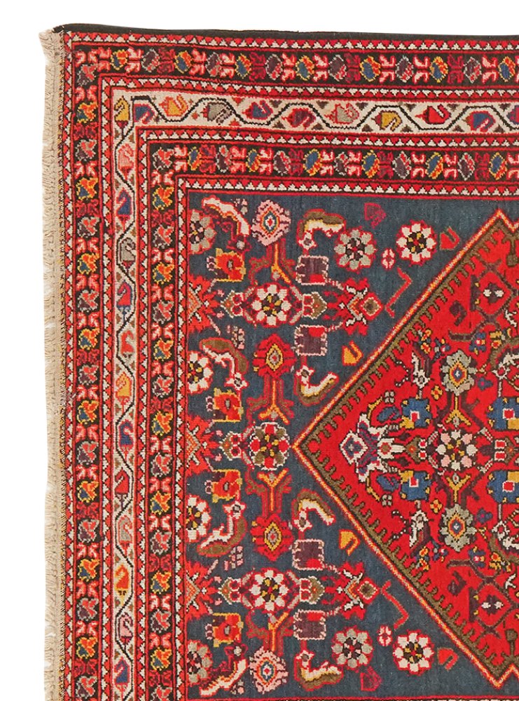 Malayer — Hand-knotted, 130x200 cm, Red, 100% Virgin Wool | View 3