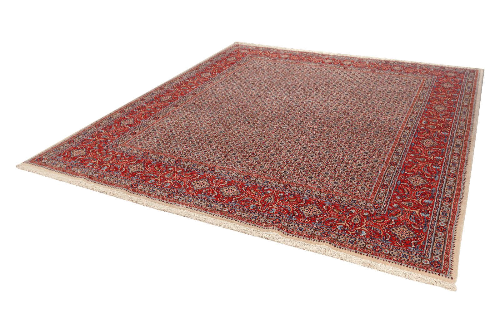 Moud Mahi — Hand-knotted, 247x284 cm, Beige, 100% Virgin Wool | View 5