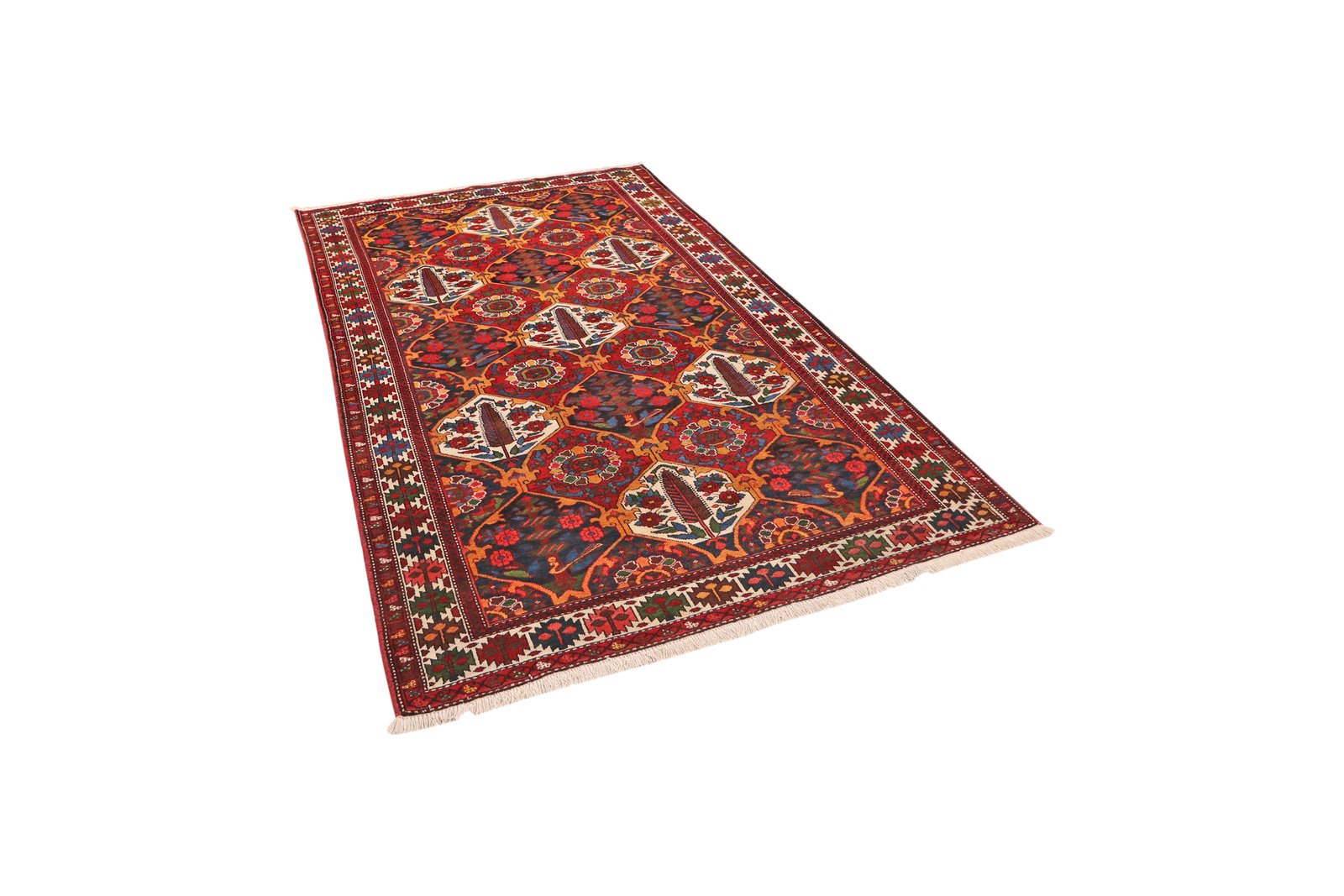Bakhtiar — Hand-knotted, 145x229 cm, Multicolor, 100% Virgin Wool | View 5