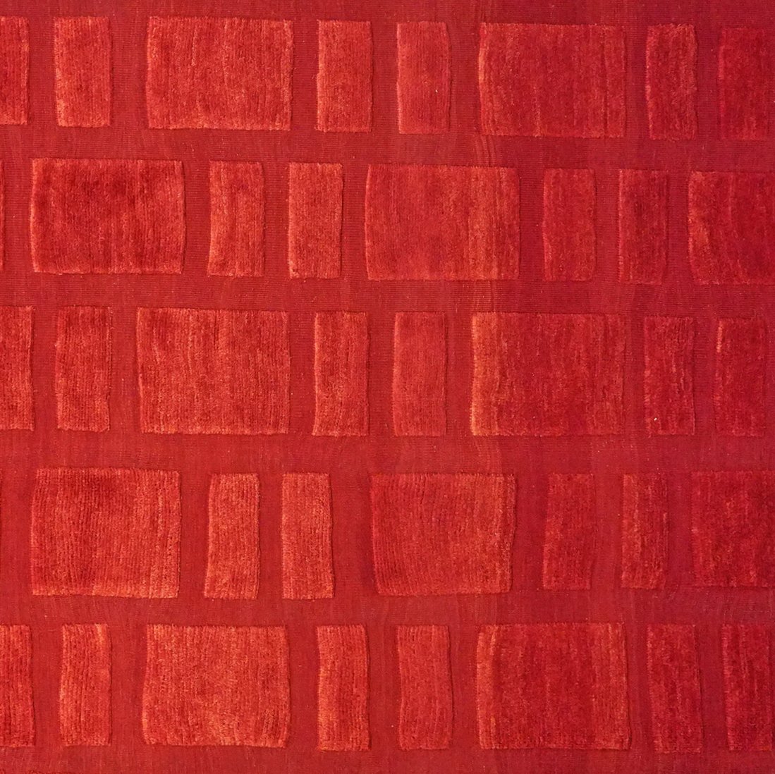 Kelim Gabbeh — Handmade, 242x323 cm, Red, 100% Virgin Wool | View 4