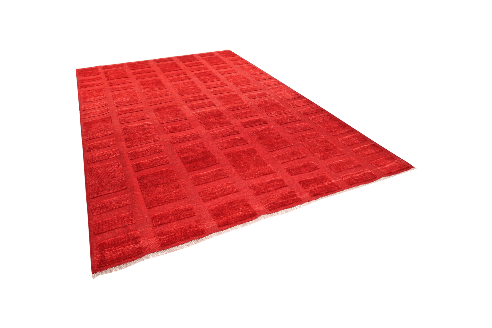 Kelim Gabbeh — Handmade, 242x323 cm, Red, 100% Virgin Wool | View 5