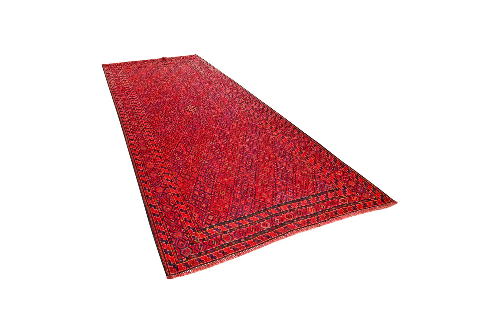 Kelim Kordi Old — Handmade, 173x370 cm, Multicolor, 100% Virgin Wool | View 5