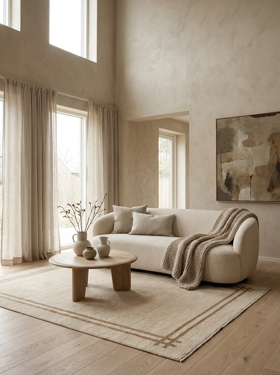 Kelim Gashgai — Handmade, 171x242 cm, Beige, 100% Virgin Wool | Detail view