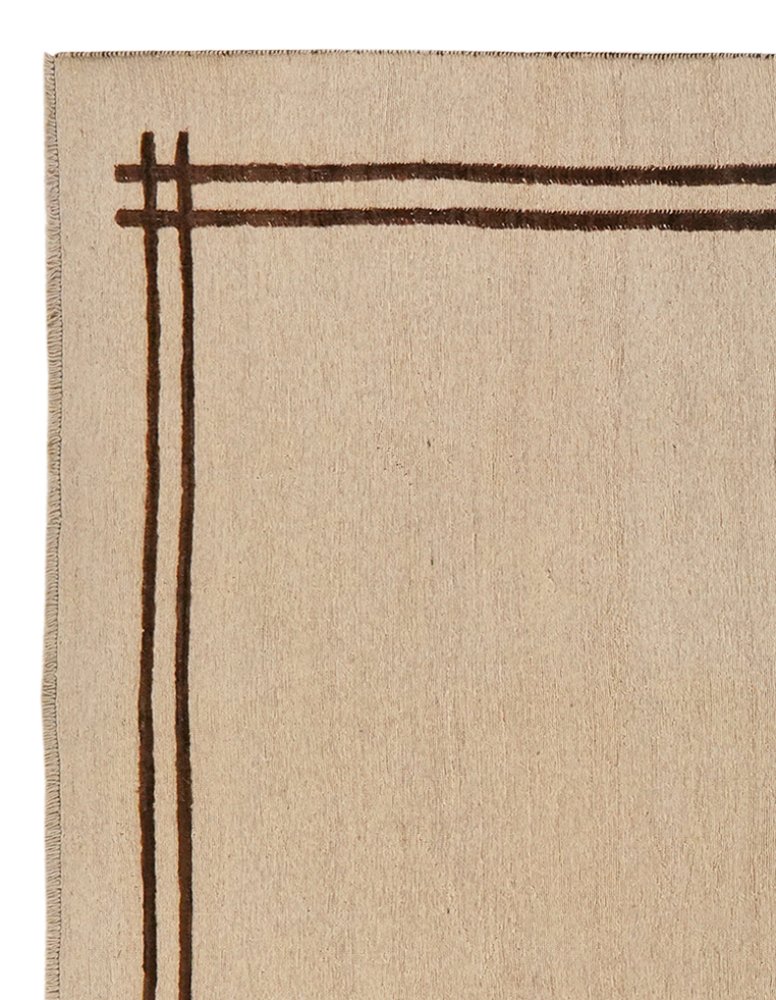 Kelim Gashgai — Handmade, 202x284 cm, Beige, 100% Virgin Wool | View 3
