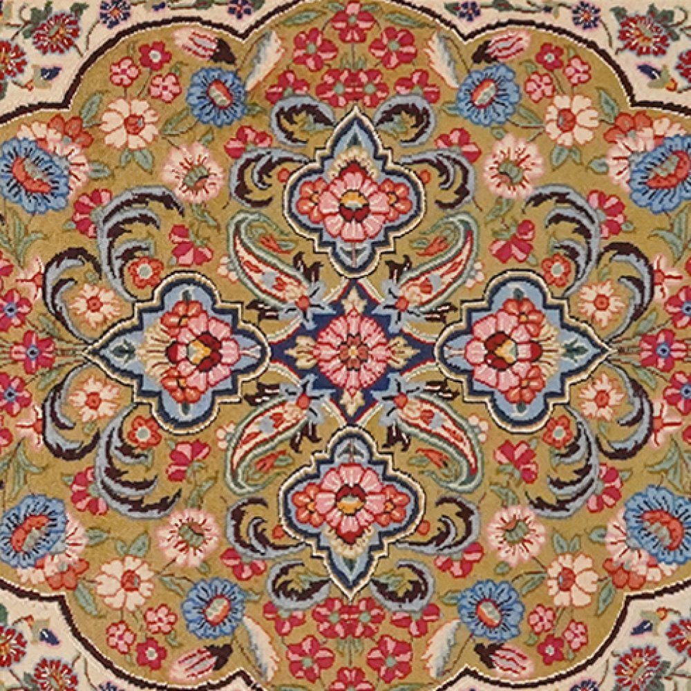 Ravar — Hand-knotted, 73x205 cm, Beige, 100% Virgin Wool | View 4