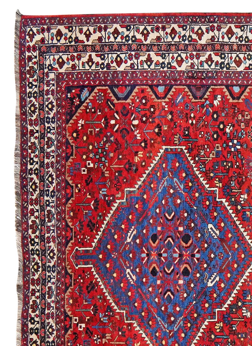 Boynat — Hand-knotted, 255x338 cm, Red, 100% Virgin Wool | View 3