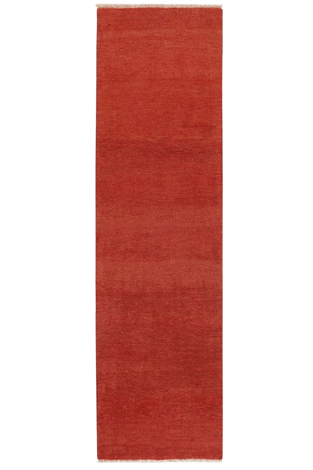 Gabbeh — Hand-knotted, 80x278 cm, Red, 100% Virgin Wool | Main view