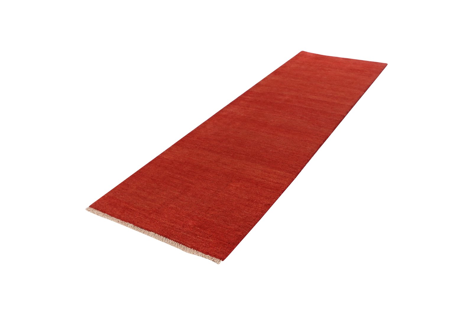 Gabbeh — Hand-knotted, 85x287 cm, Red, 100% Virgin Wool | View 5