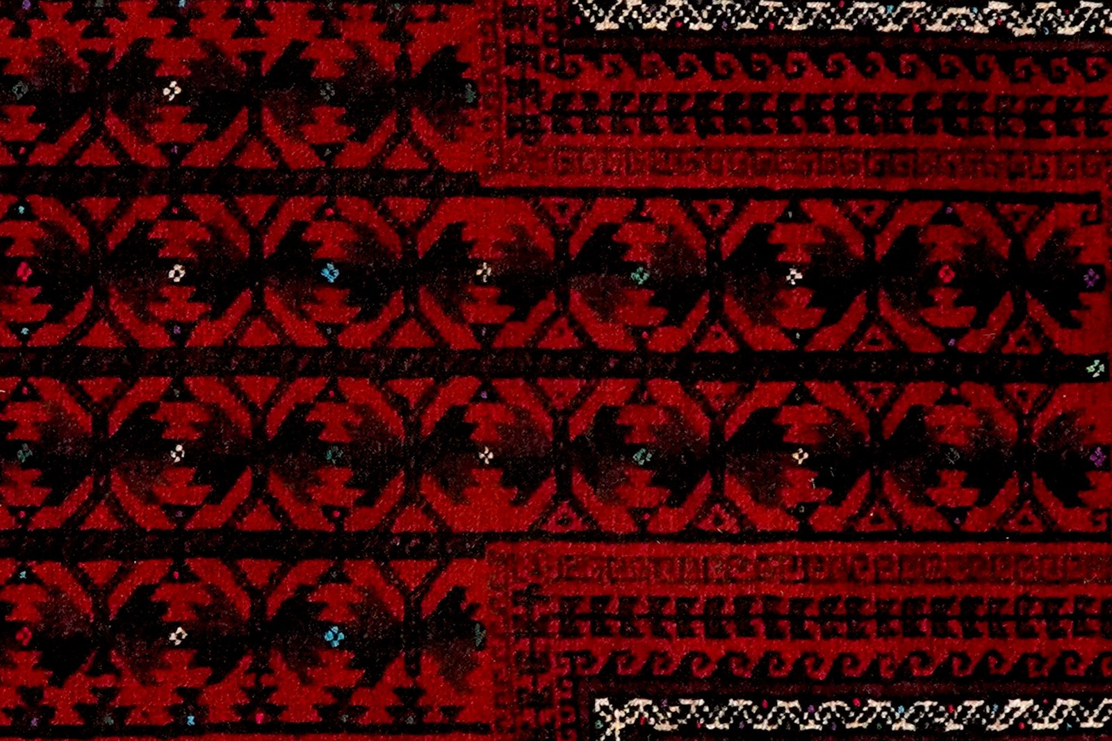 Belutch — Hand-knotted, 79x119 cm, Red, 100% Virgin Wool | View 4