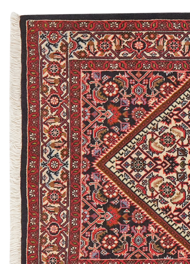 Bidjar Zandjan — Handgefertigt, 148x85 cm, Beige, 100% Virgin Wool | View 4