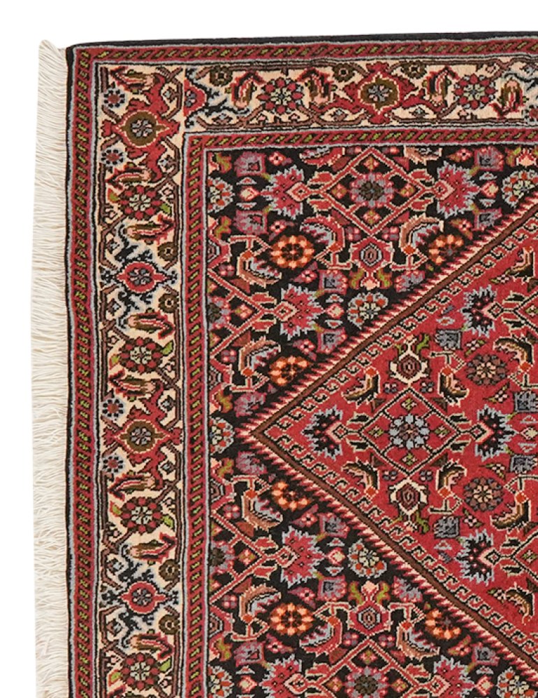 Bidjar Zandjan — Hand-knotted, 86x152 cm, Red, 100% Virgin Wool | View 3