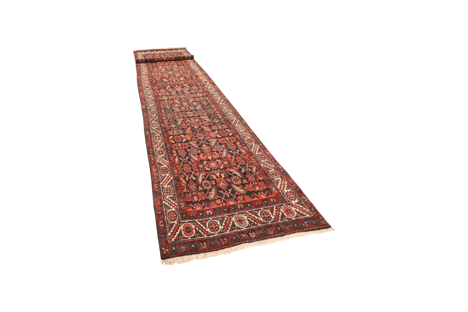 Feyzabad — Hand-knotted, 101x499 cm, Blue, 100% Virgin Wool | View 5
