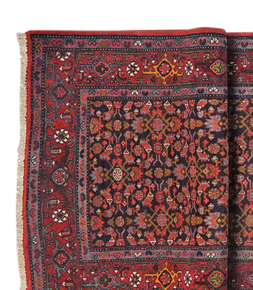 Bidjar — Handgefertigt, 504x93 cm, Rot, 100% Virgin Wool | View 4