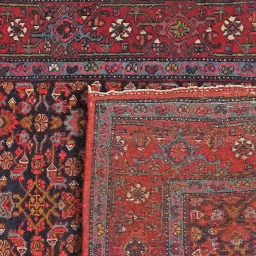 Bidjar — Hand-knotted, 93x504 cm, Blue, 100% Virgin Wool | View 6