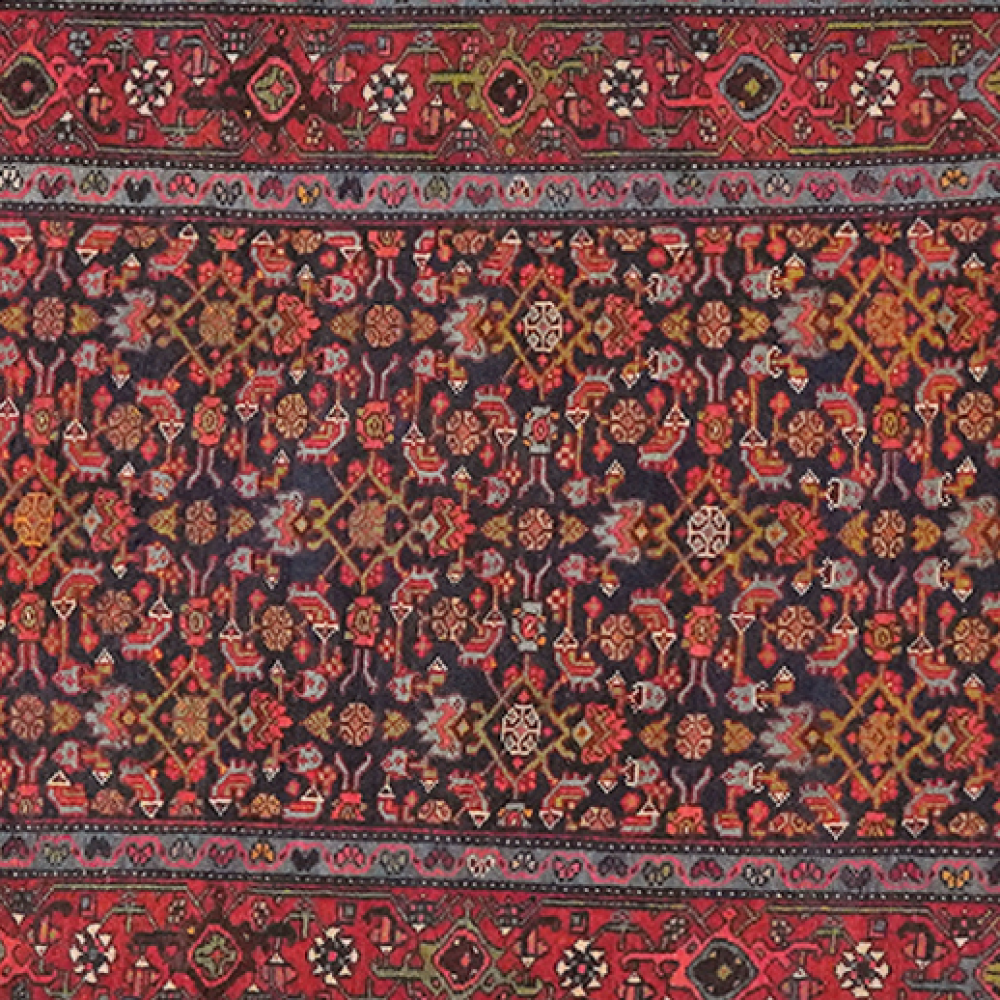 Bidjar — Handgefertigt, 504x93 cm, Rot, 100% Virgin Wool | View 5
