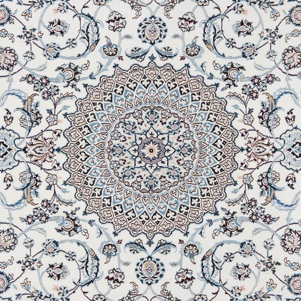 Nain 9La — Hand-knotted, 201x302 cm, Beige, 100% Virgin Wool | View 4