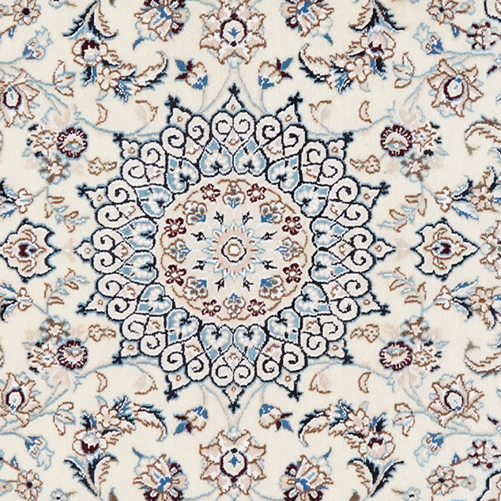 Nain 9La — Handgefertigt, 146x101 cm, Beige, 100% Virgin Wool | View 4