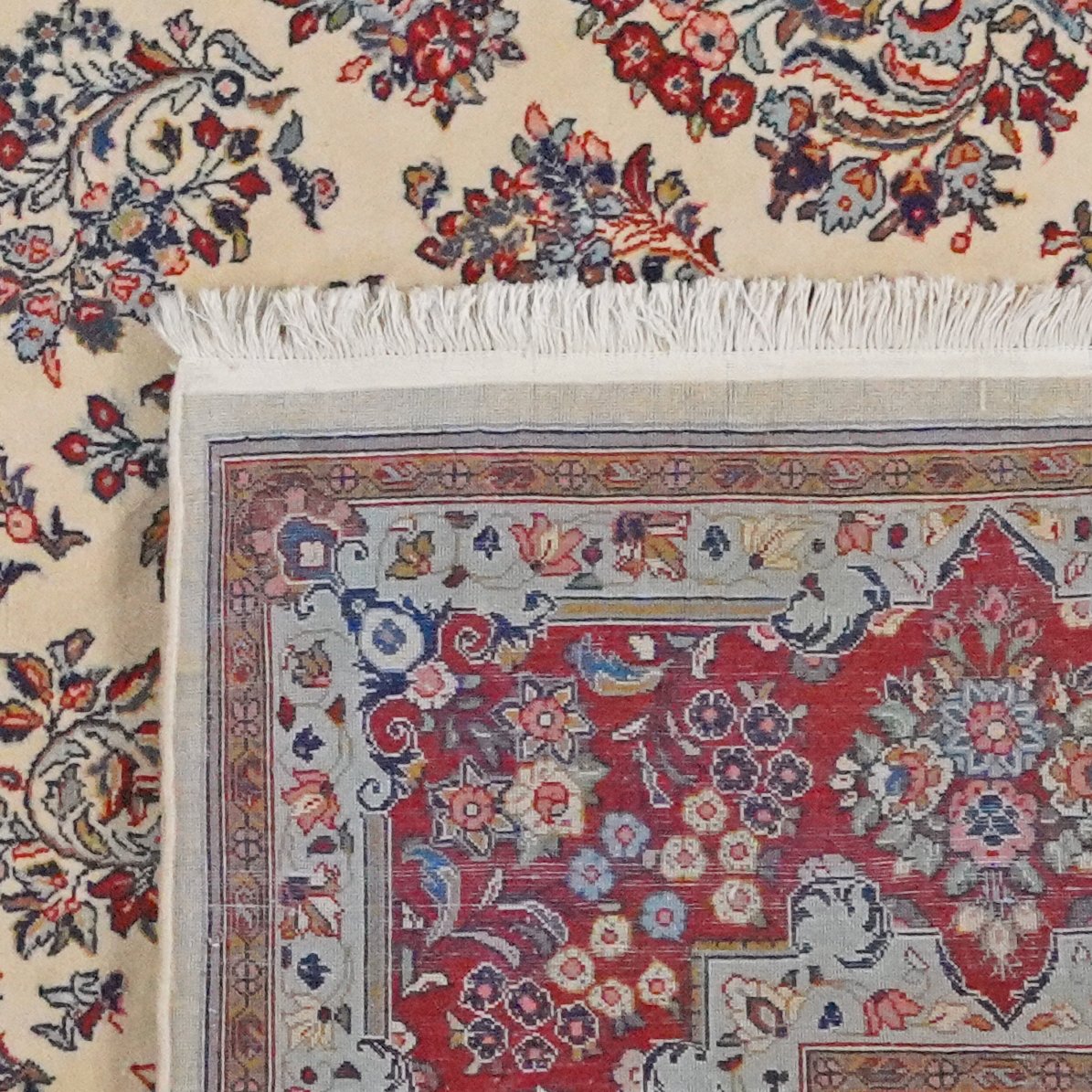 Sarough — Hand-knotted, 260x340 cm, Beige, 100% Virgin Wool | View 6