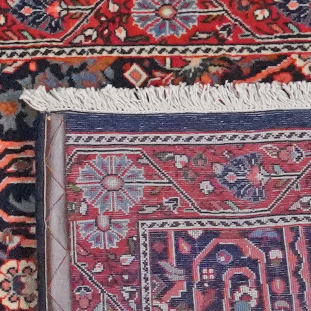 Sarough — Hand-knotted, 85x425 cm, Blue, 100% Virgin Wool | View 6