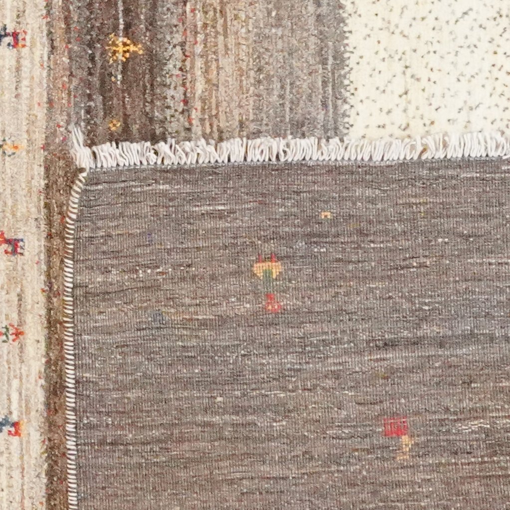 Rizbaf — Hand-knotted, 256x297 cm, Brown, 100% Virgin Wool | View 6
