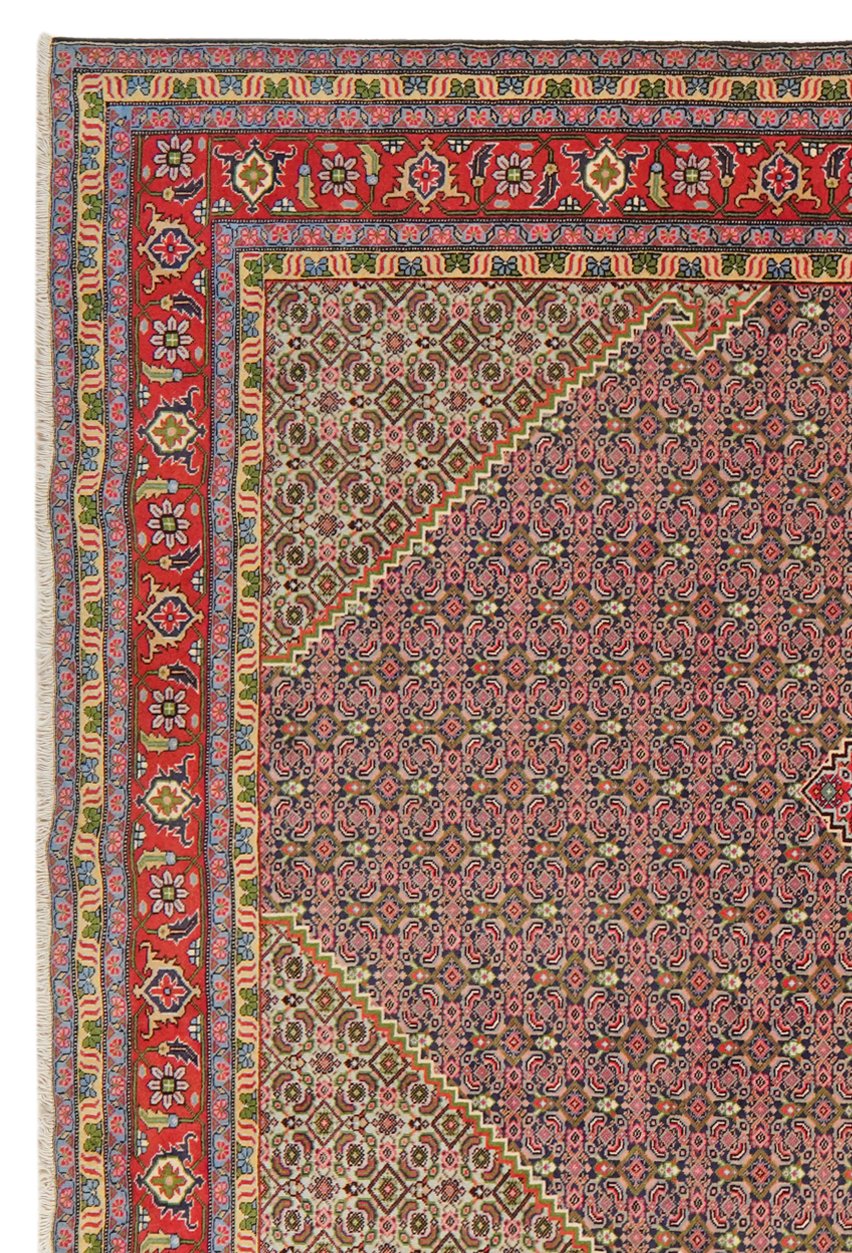 Ardebil — Hand-knotted, 197x295 cm, Blue, 100% Virgin Wool | View 3