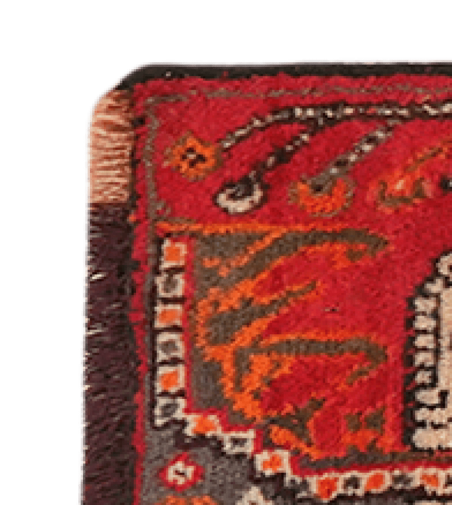 Shiraz — Hand-knotted, 25x25 cm, Multicolor, 100% Virgin Wool | View 3