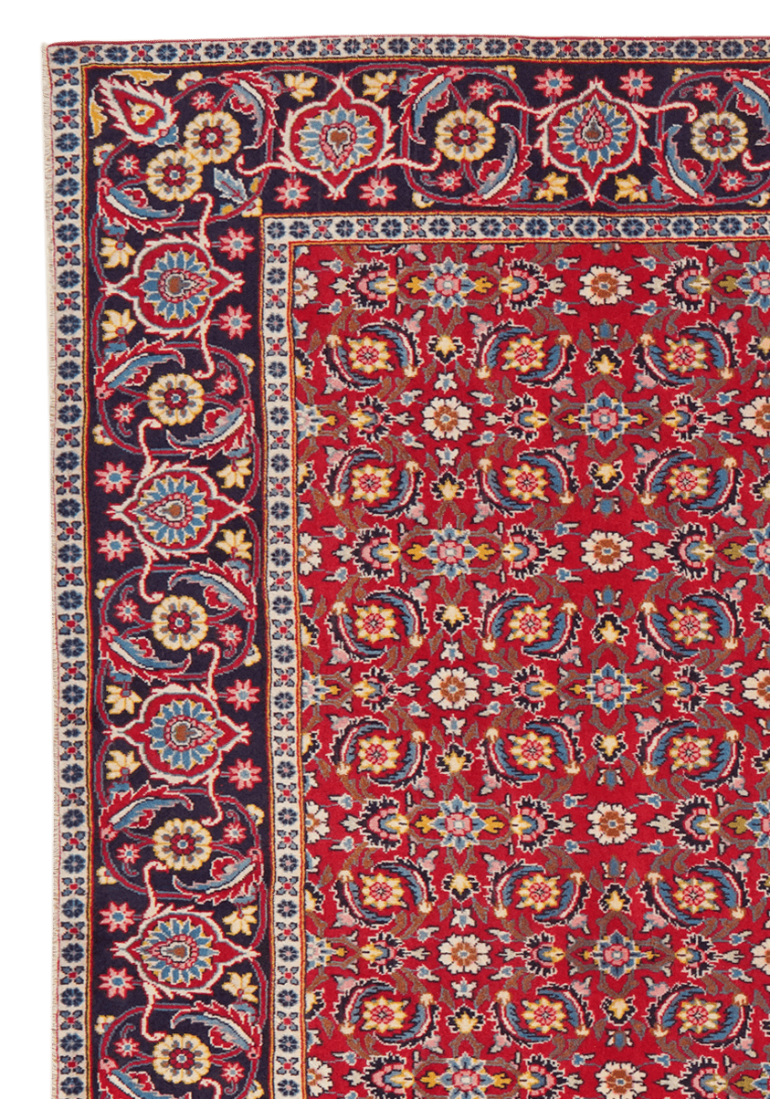Ardakan — Hand-knotted, 200x291 cm, Red, 100% Virgin Wool | View 3