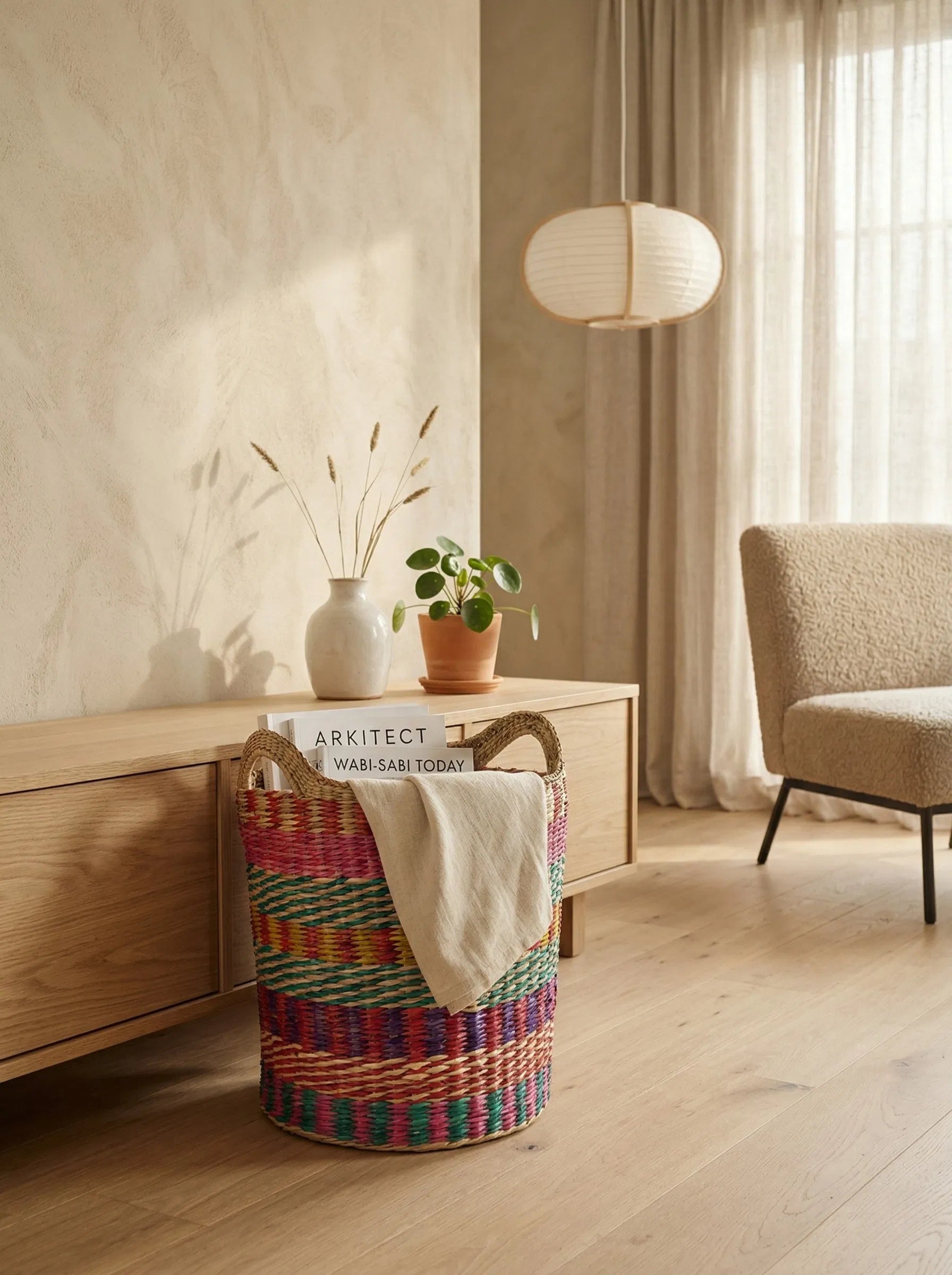 Basket Medium — Handmade , 31x24 cm | Detail view