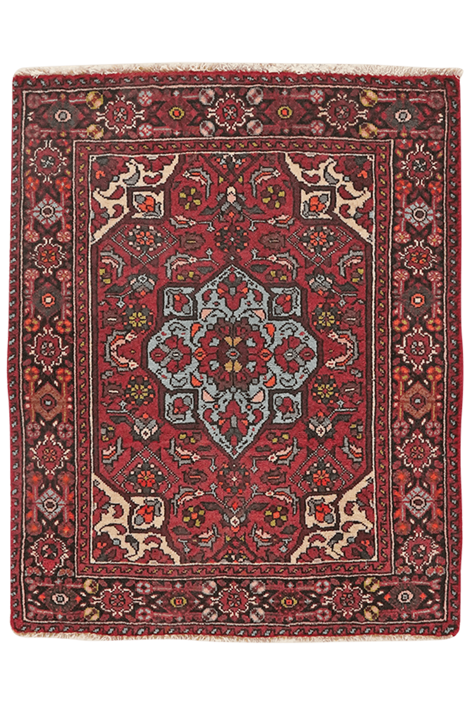 Goltuk — Hand-knotted, 59x75 cm, Red, 100% Virgin Wool | Main view