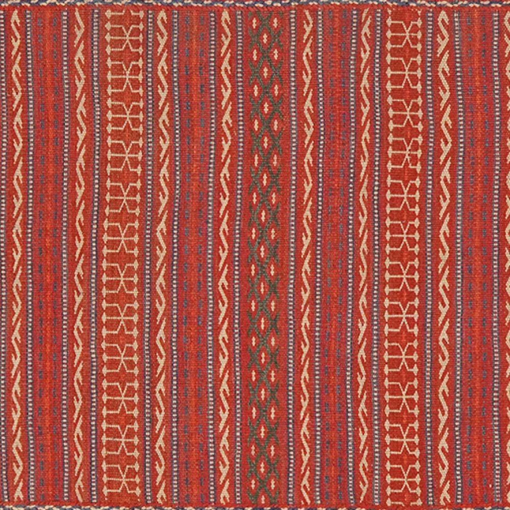 Kelim Kordi — Handmade, 80x124 cm, Red, 100% Virgin Wool | View 4