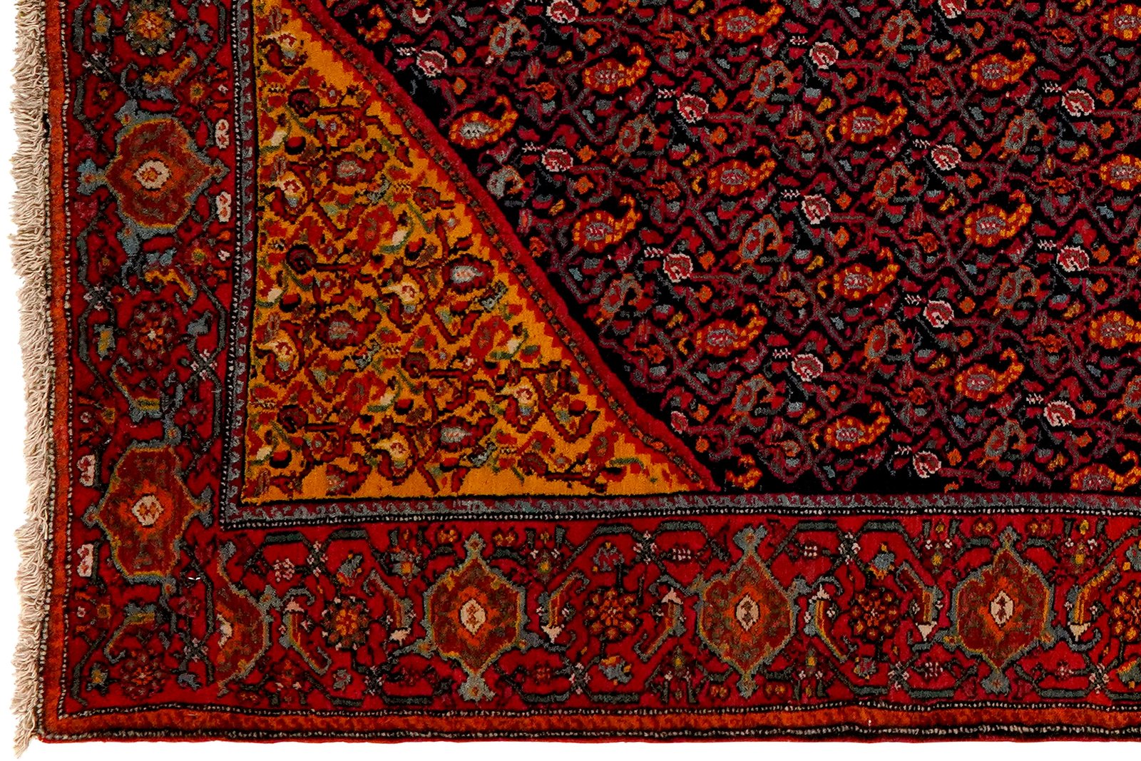 Malayer — Hand-knotted, 118x185 cm, Blue, 100% Virgin Wool | View 3
