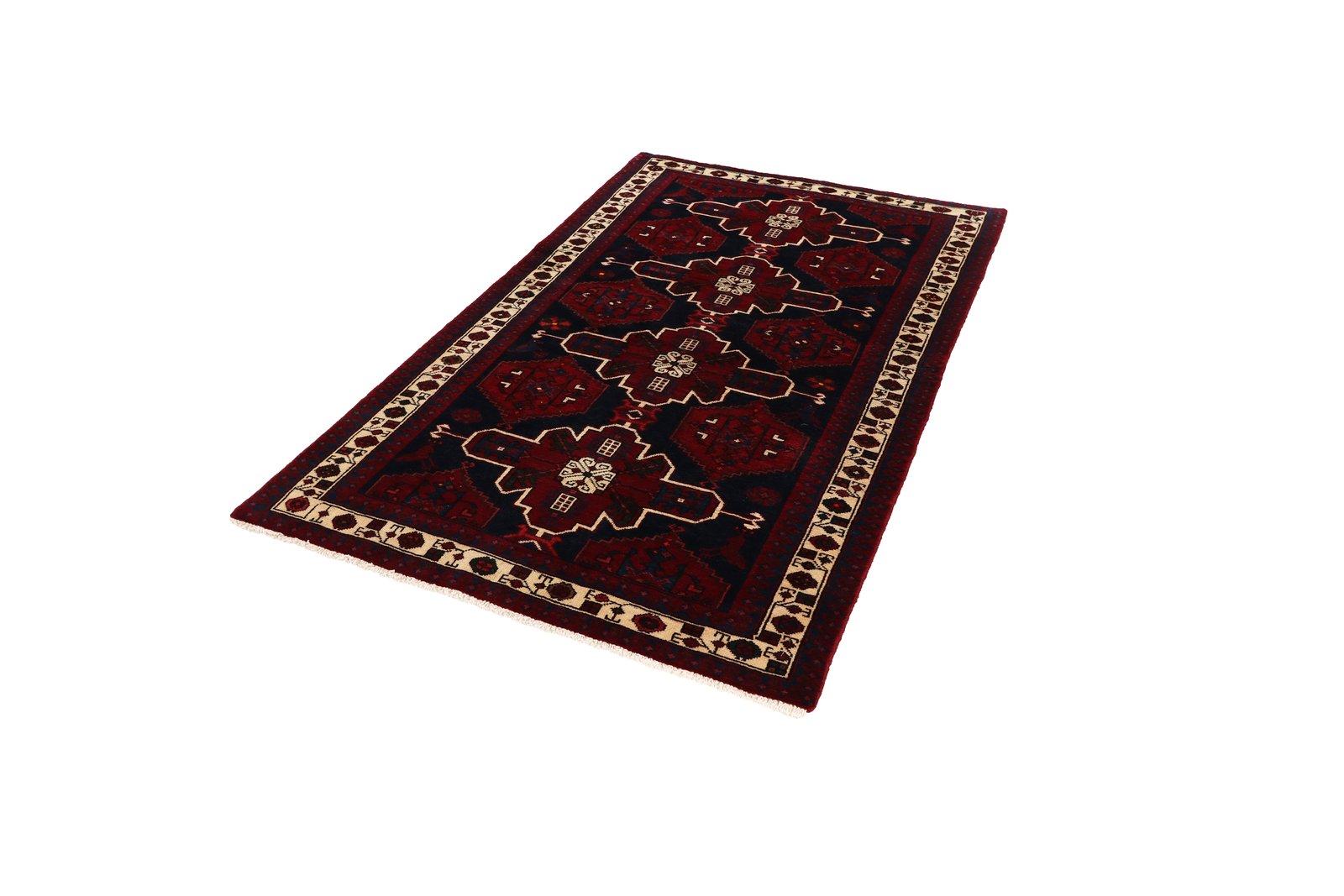 Shahsavan — Hand-knotted, 124x200 cm, Blue, 100% Virgin Wool | View 6