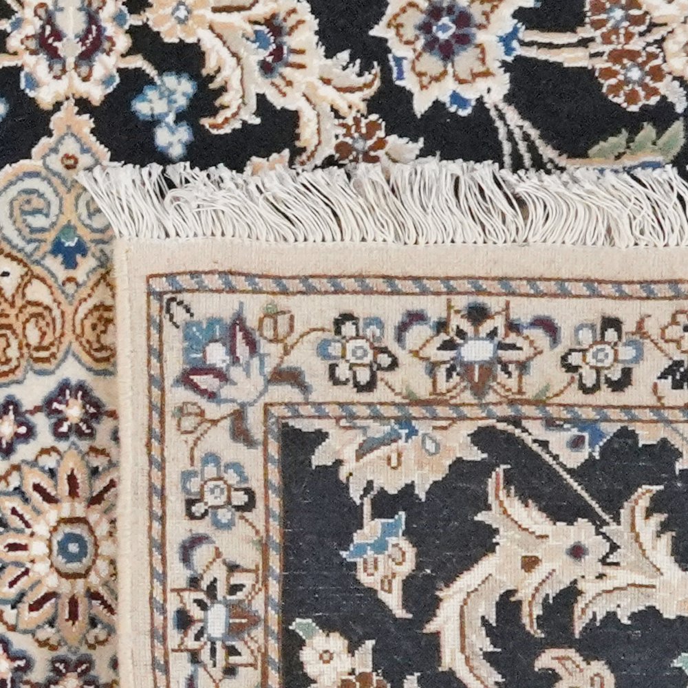Nain 9La — Hand-knotted, 82x207 cm, Blue, 100% Virgin Wool | View 6