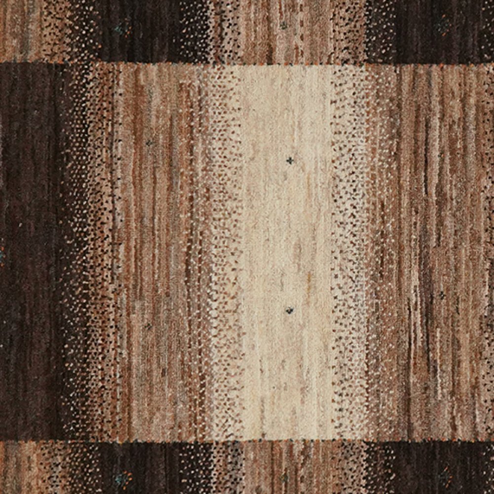 Rizbaf — Hand-knotted, 84x139 cm, Brown, 100% Virgin Wool | View 4