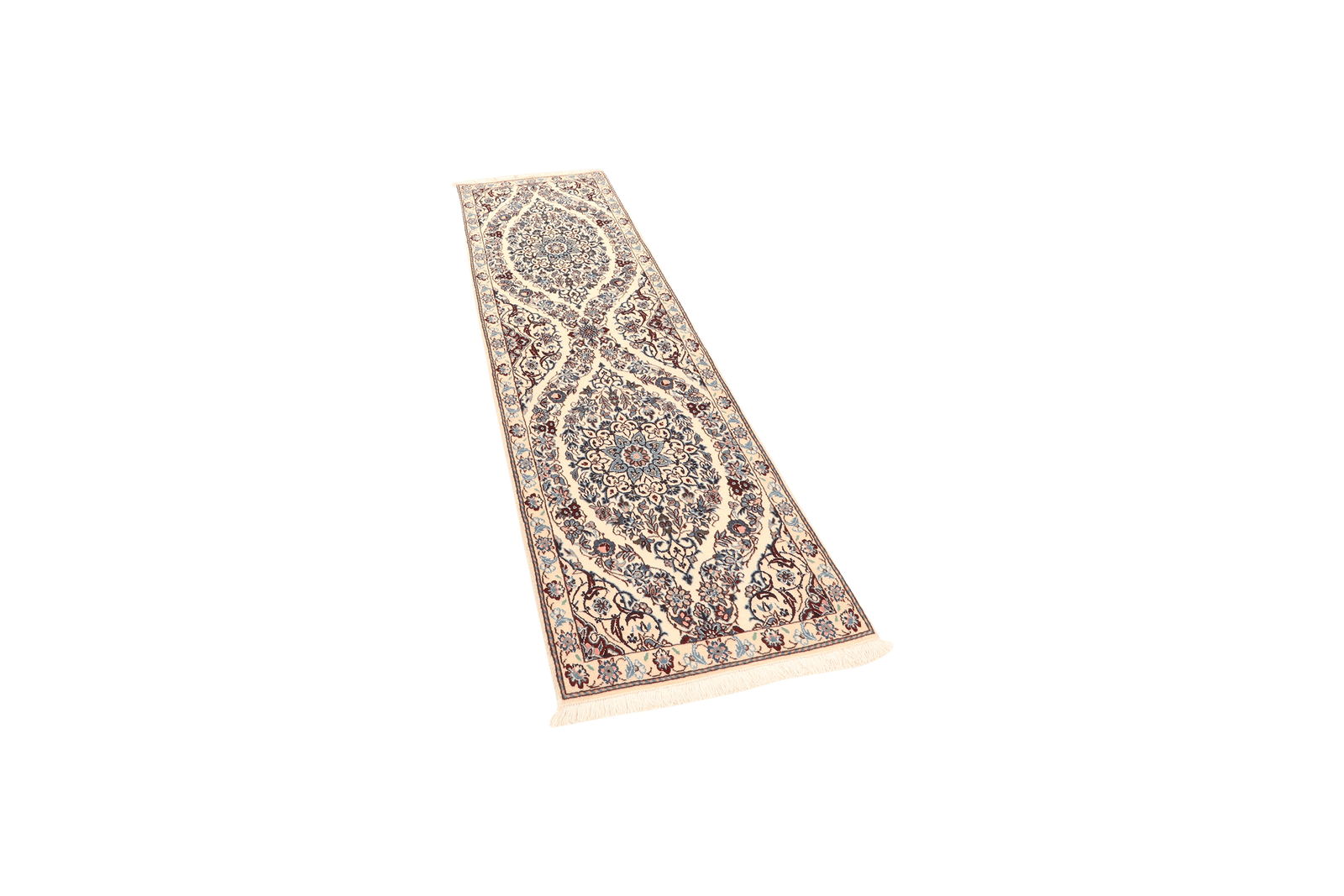 Nain 9La — Hand-knotted, 59x210 cm, Beige, 100% Virgin Wool | View 5