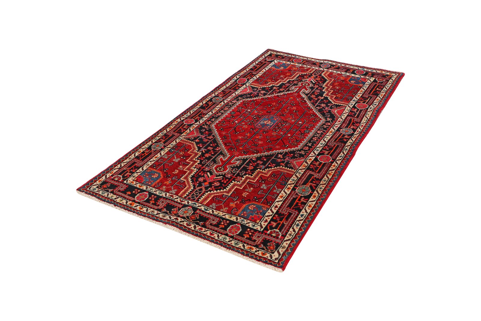 Toysarghan — Hand-knotted, 109x189 cm, Blue, 100% Virgin Wool | View 5