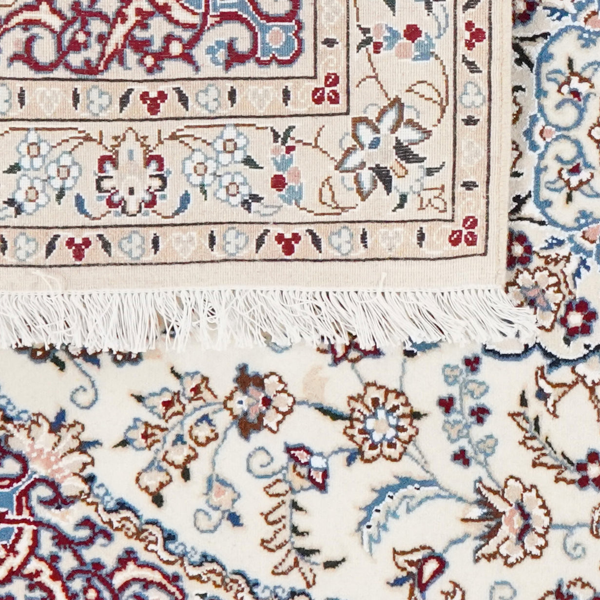 Nain 9La — Hand-knotted, 98x150 cm, Beige, 100% Virgin Wool | View 6