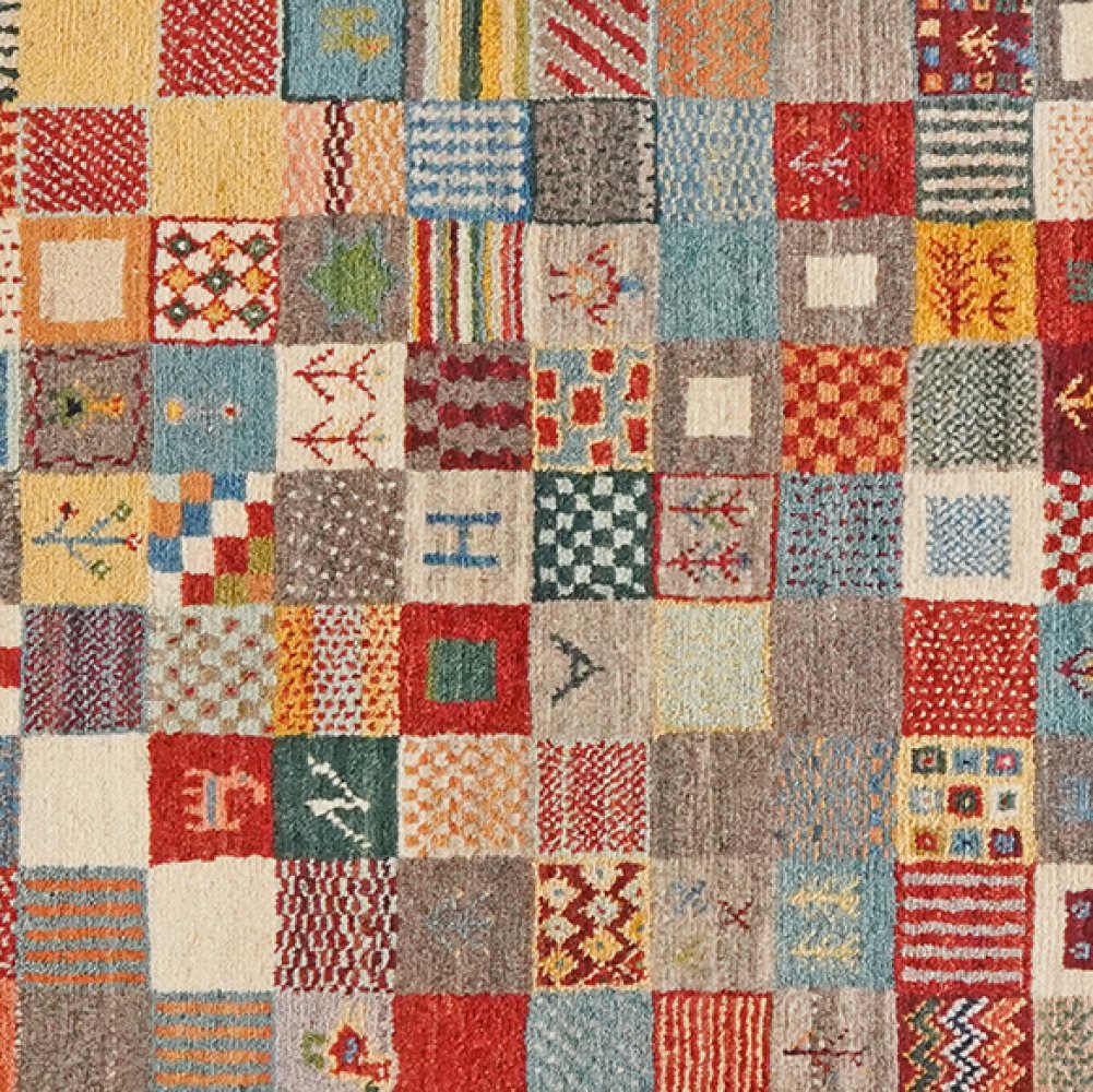 Gabbeh Sonnat — Hand-knotted, 81x170 cm, Multicolor, 100% Virgin Wool | View 4