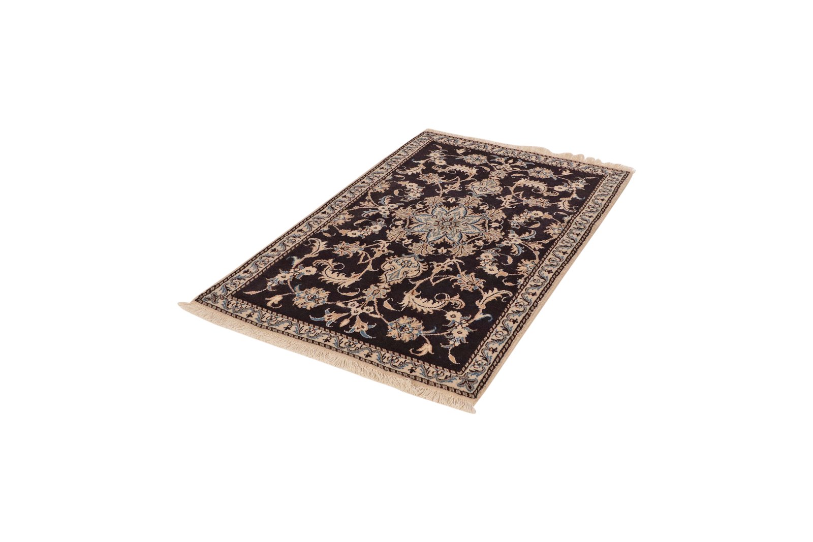 Nain 12La — Hand-knotted, 89x136 cm, Blue, 100% Virgin Wool | View 5