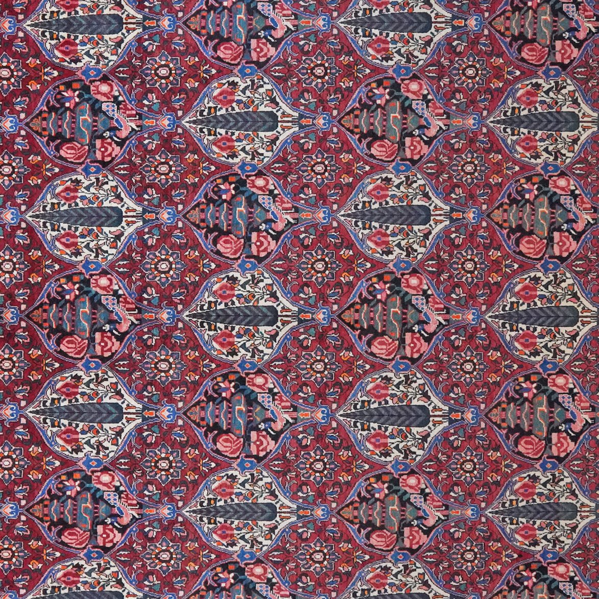 Bakhtiar — Hand-knotted, 315x413 cm, Red, 100% Virgin Wool | View 4