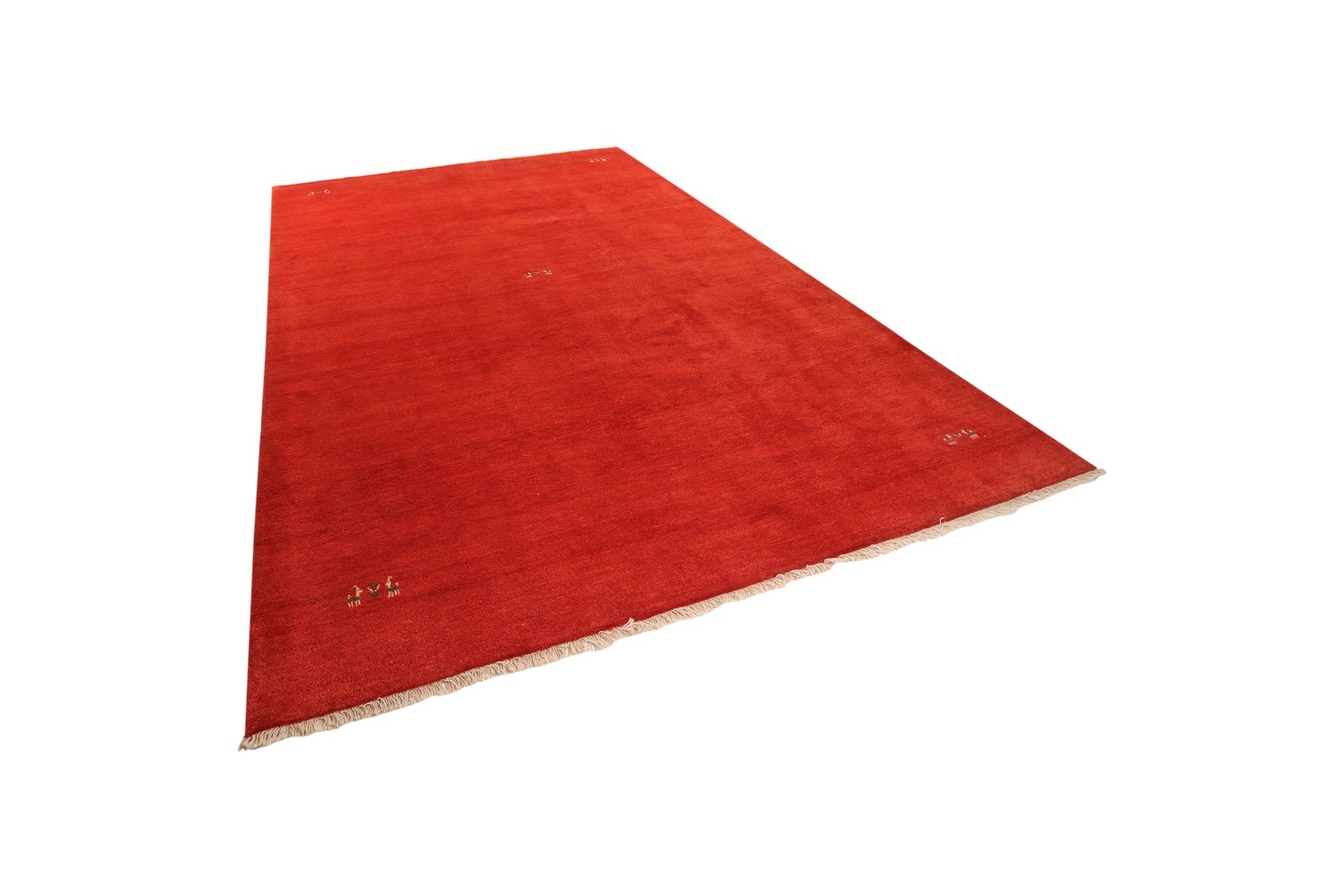Gabbeh — Hand-knotted, 253x356 cm, Red, 100% Virgin Wool | View 5