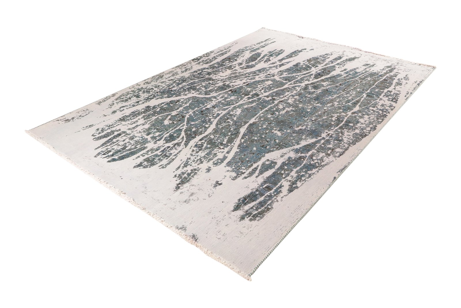 Vintage — Hand-knotted, 178x268 cm, Blue, 100% Virgin Wool | View 5