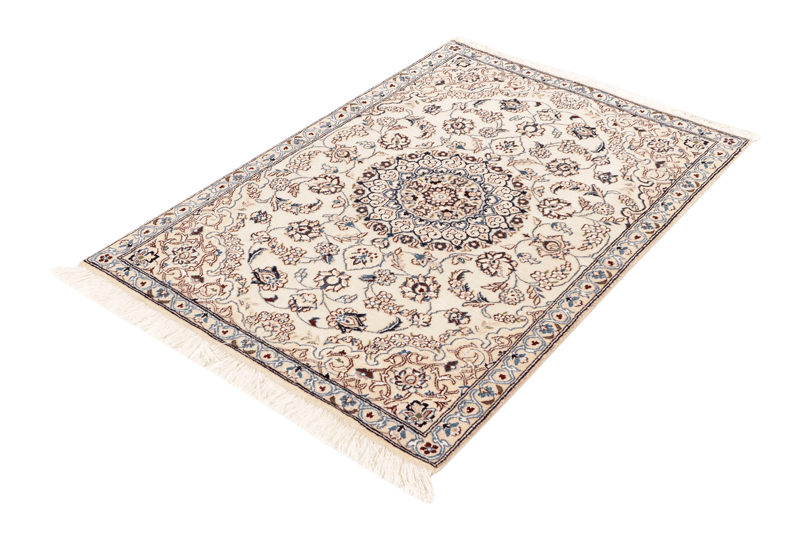 Nain 9La — Hand-knotted, 90x139 cm, Beige, 100% Virgin Wool | View 5