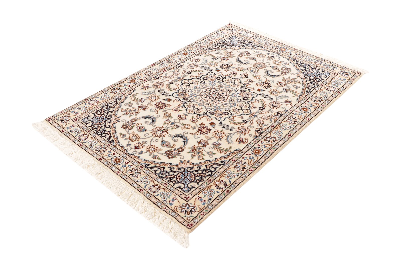 Nain 9La — Hand-knotted, 98x150 cm, Beige, 100% Virgin Wool | View 5
